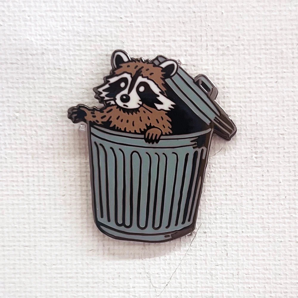 Trash Raccoon Pin
