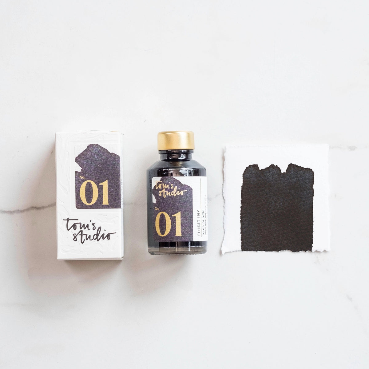 Toms Studio Fountain Pen Ink - 01 - Deep Black