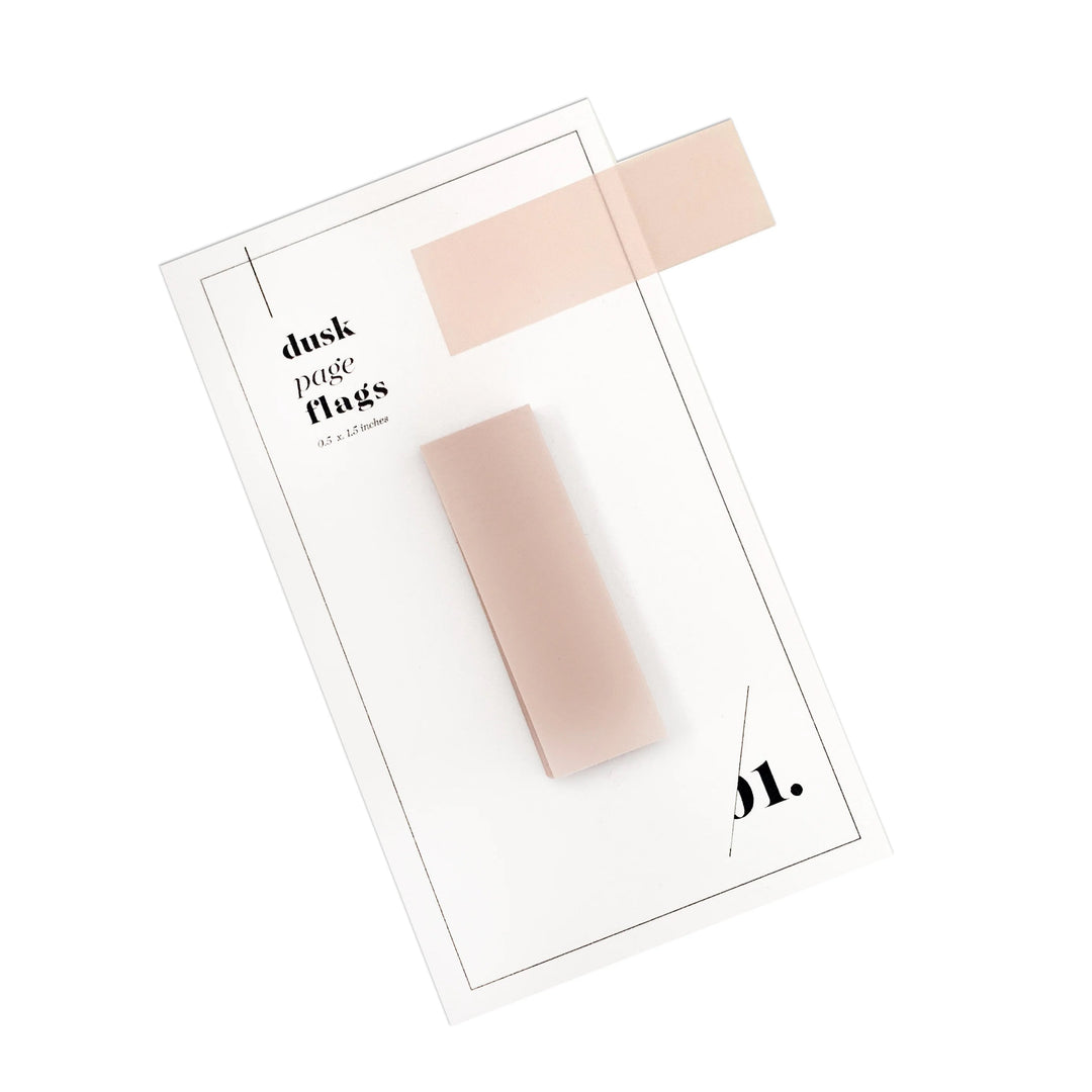 Slim Transparent Page Flags - Dusk