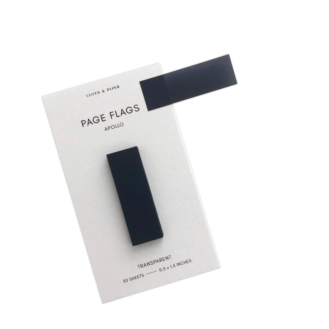 Slim Transparent Page Flags - Apollo