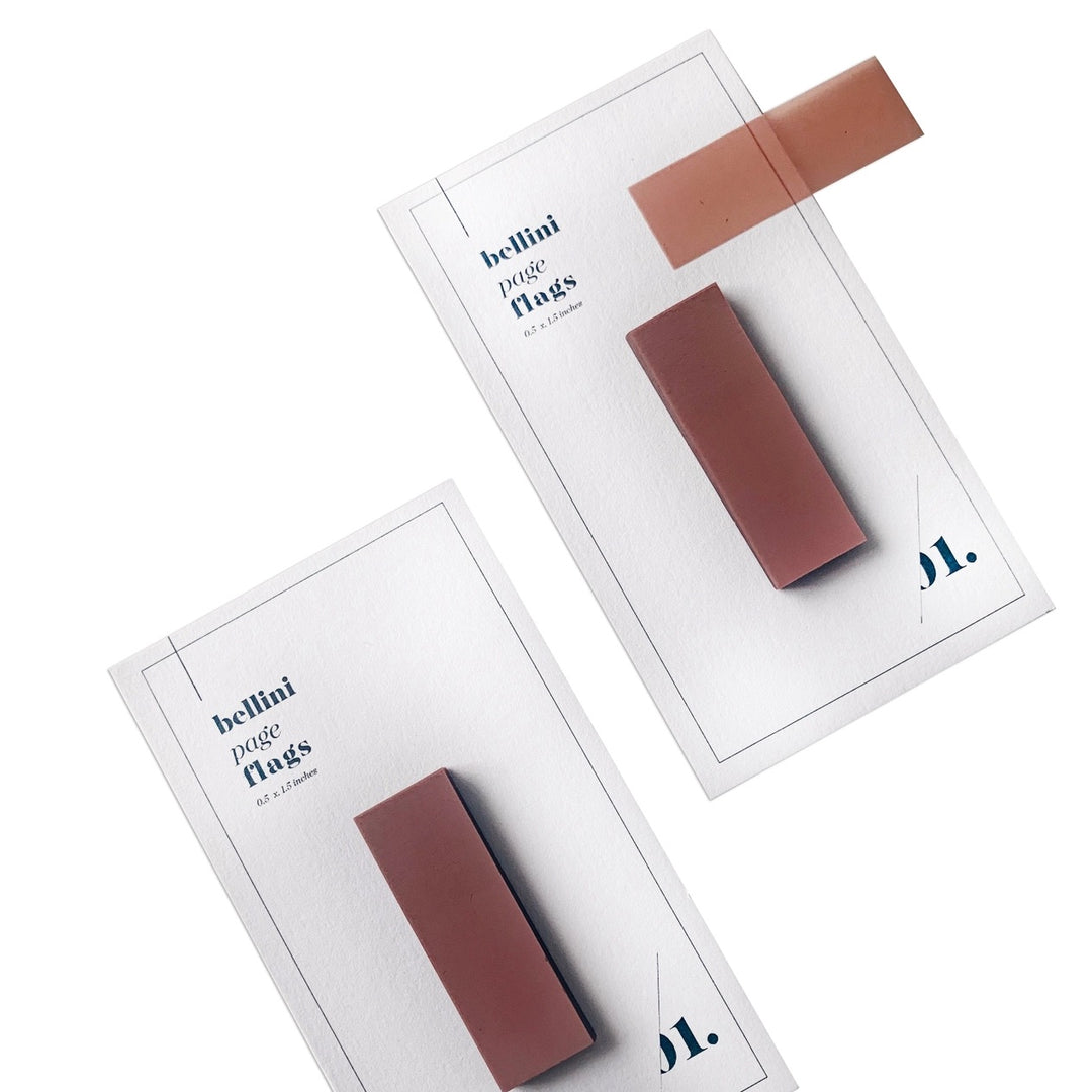 Slim Transparent Page Flags - Bellini