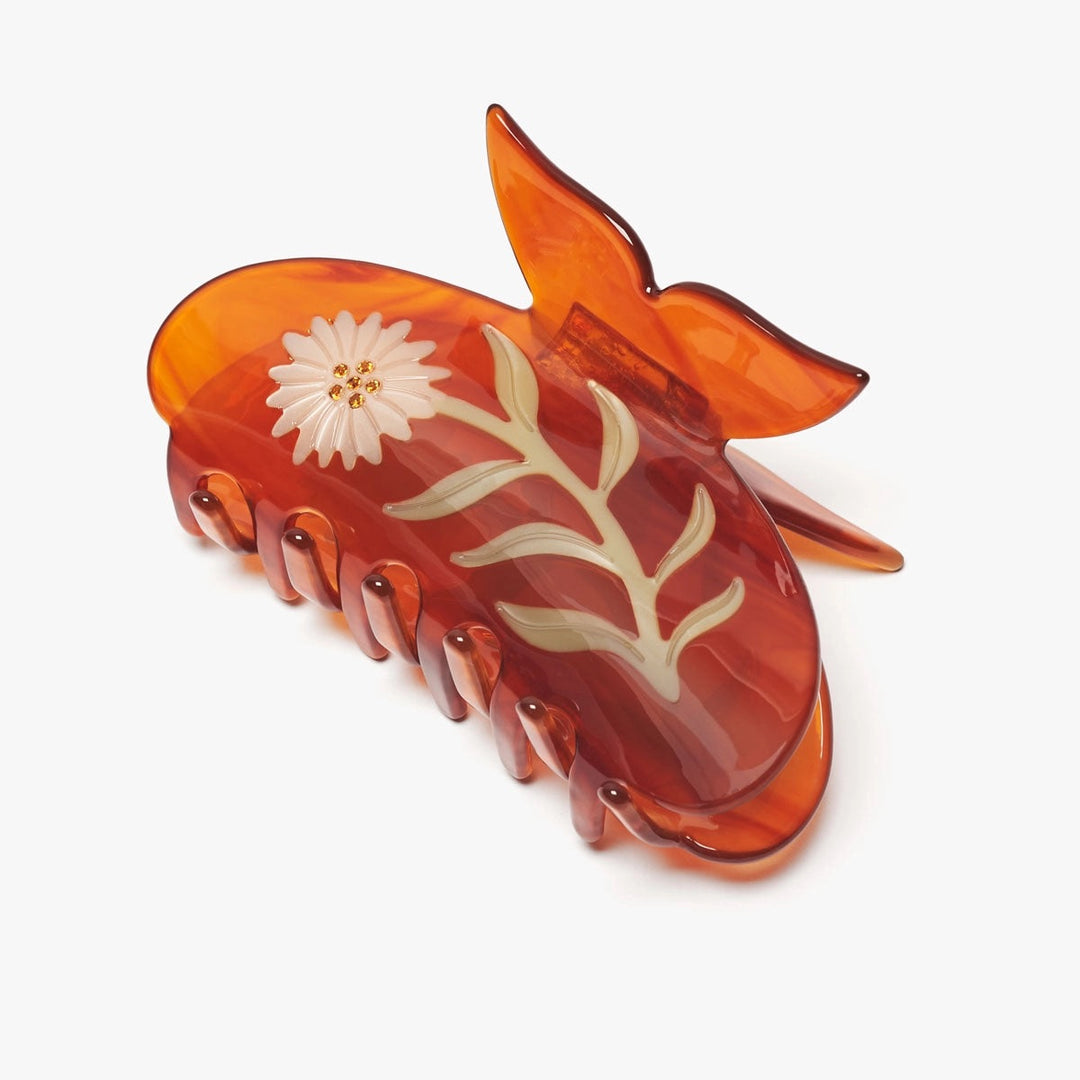 Chamomile Butterfly Hair Claw Clip