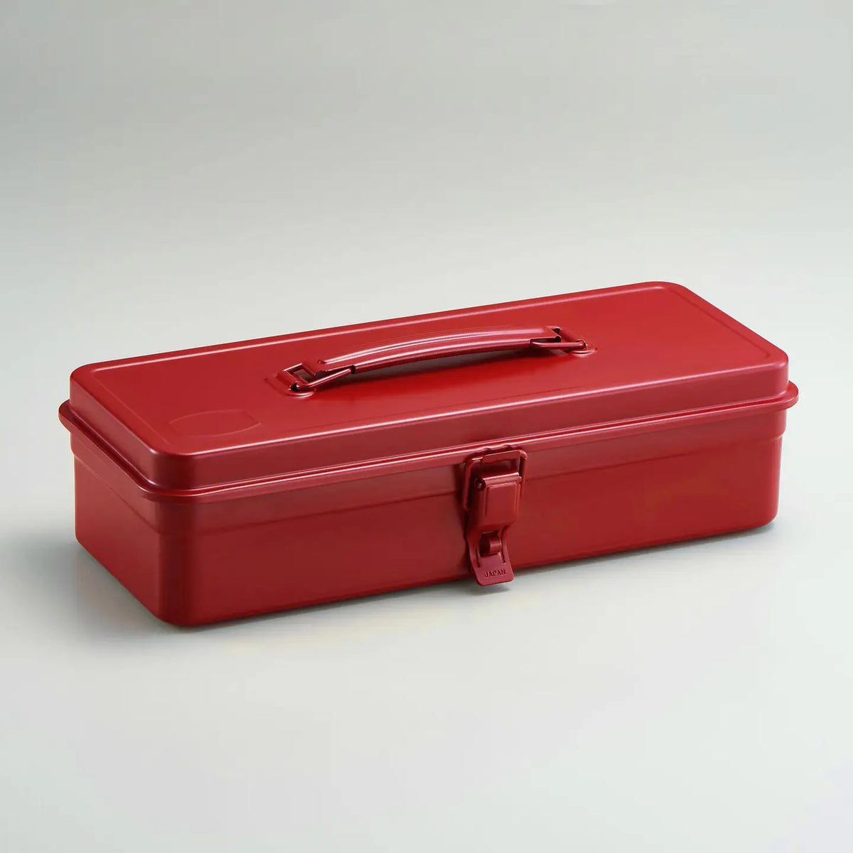 Red Toyo T-320 toolbox on a light gray background