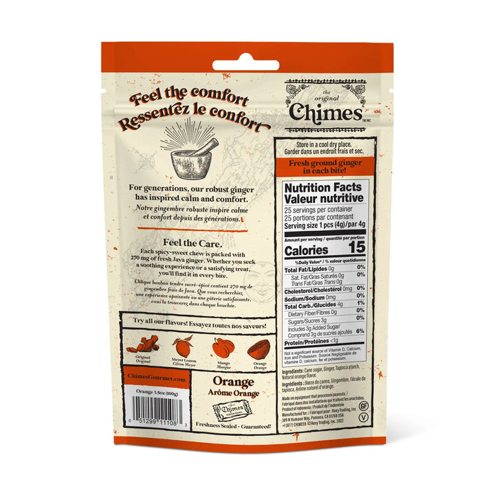 Chimes Ginger Chew Candy