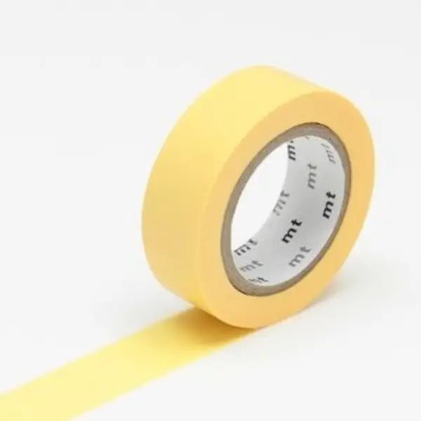 Matte Butter Yellow Washi Tape