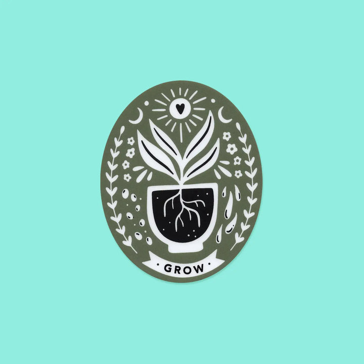 Gardener's Club Sticker - Olive