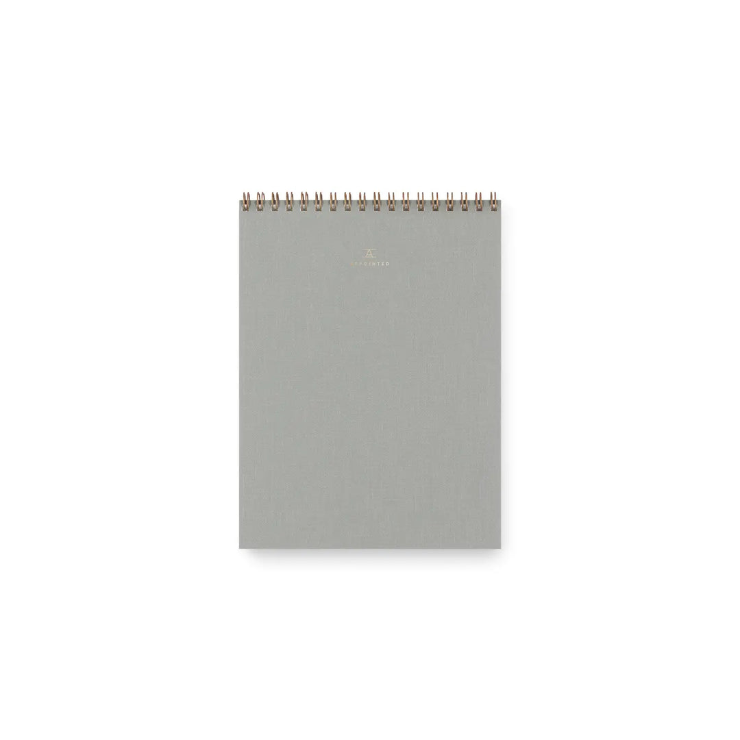 Appointed Top Spiral Office Notepad - Dove Gray