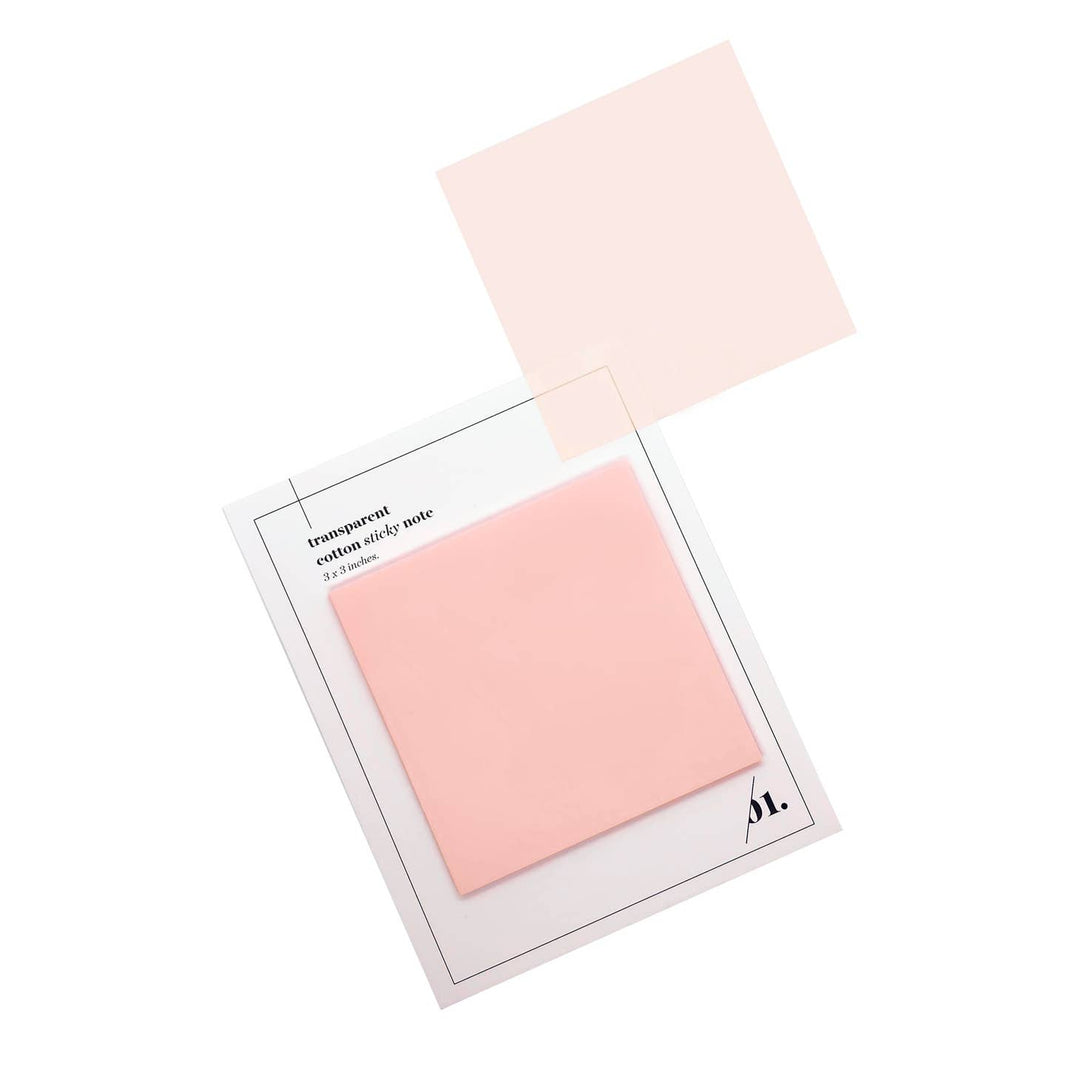 Transparent Sticky Notes - Cotton
