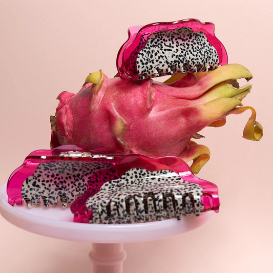 Dragon Fruit Hair Claw Clip