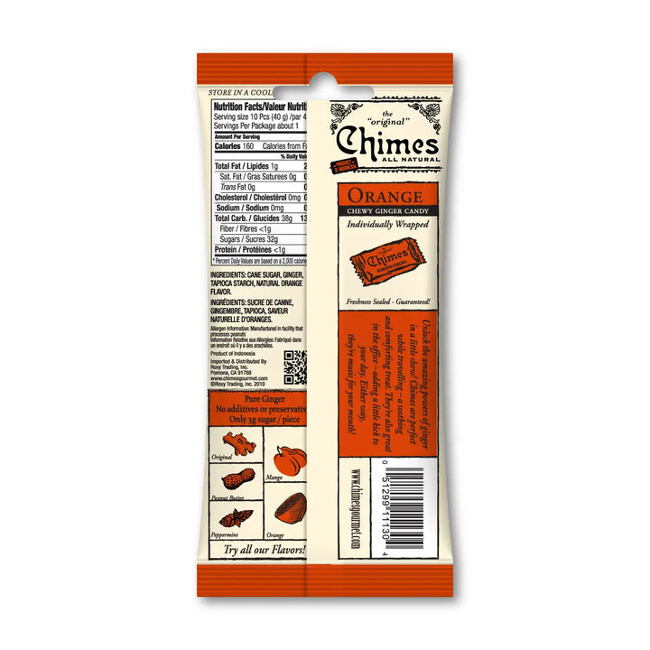 Chimes Ginger Chew Candy