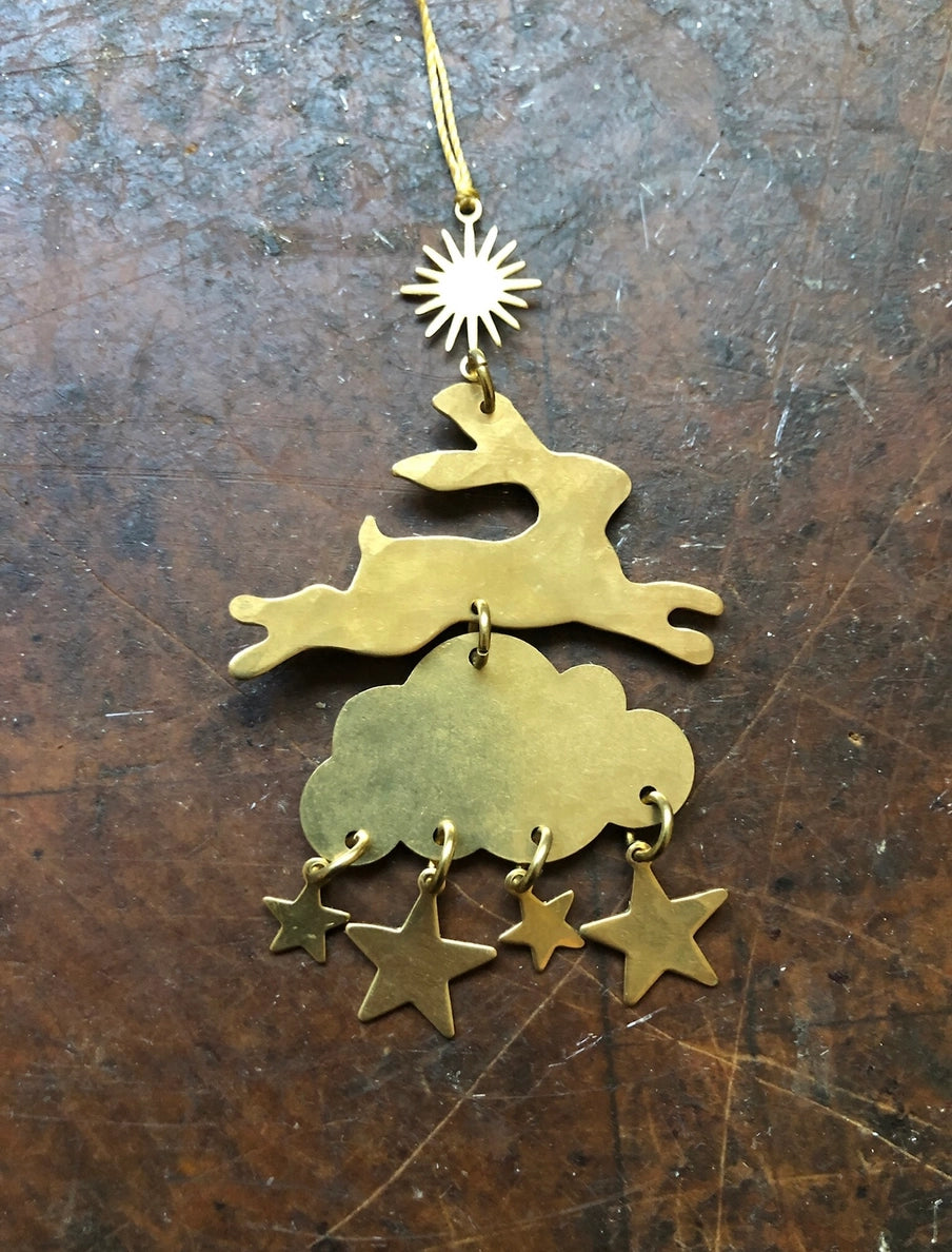 Wonderland Brass Ornament