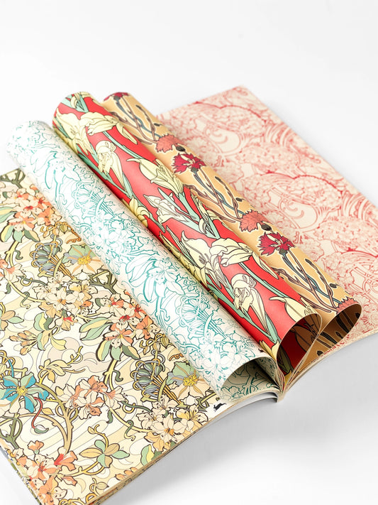 Alphonse Mucha Gift & Creative Paper Book - Vol. 114