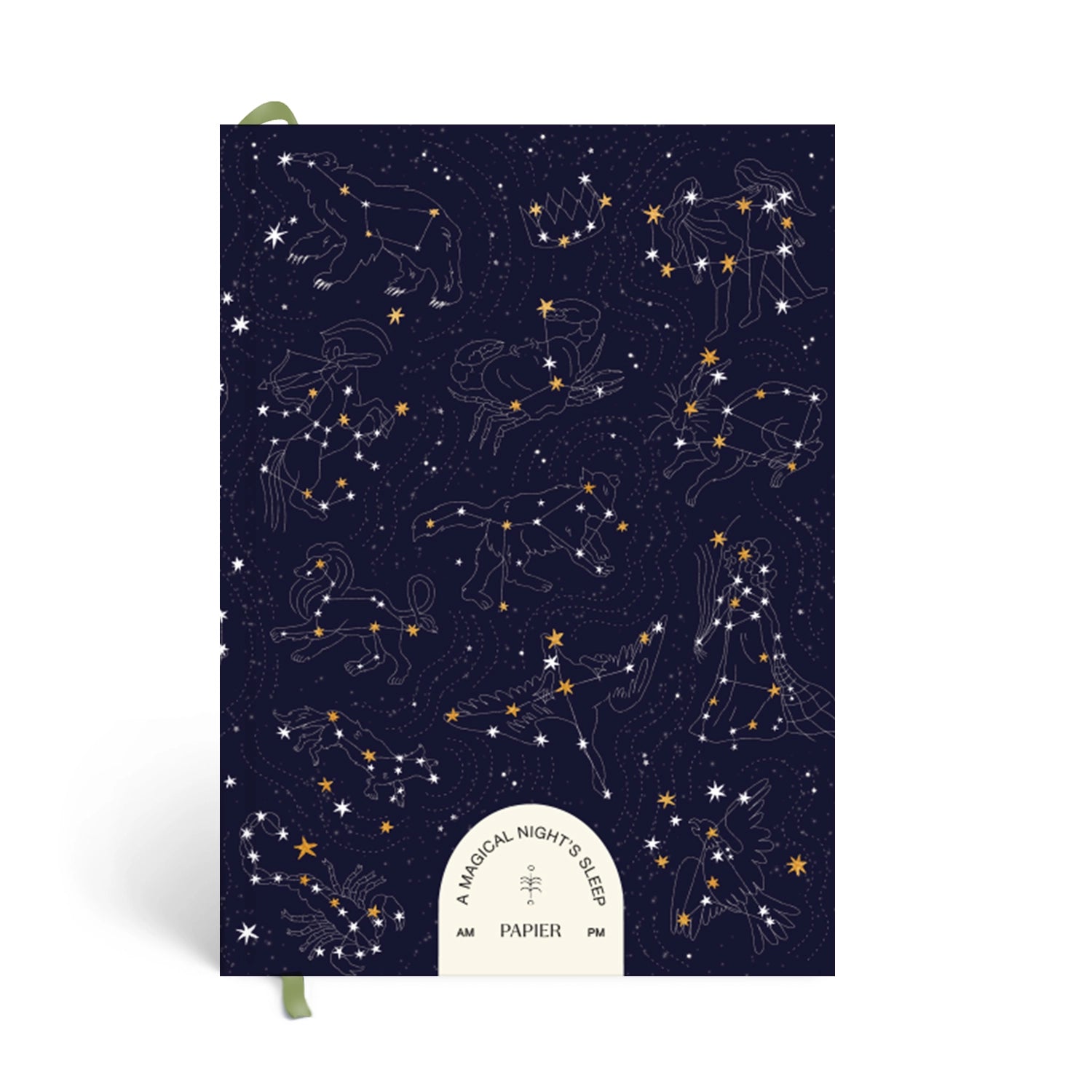 Papier Zodiac Foiled Guided Sleep Journal