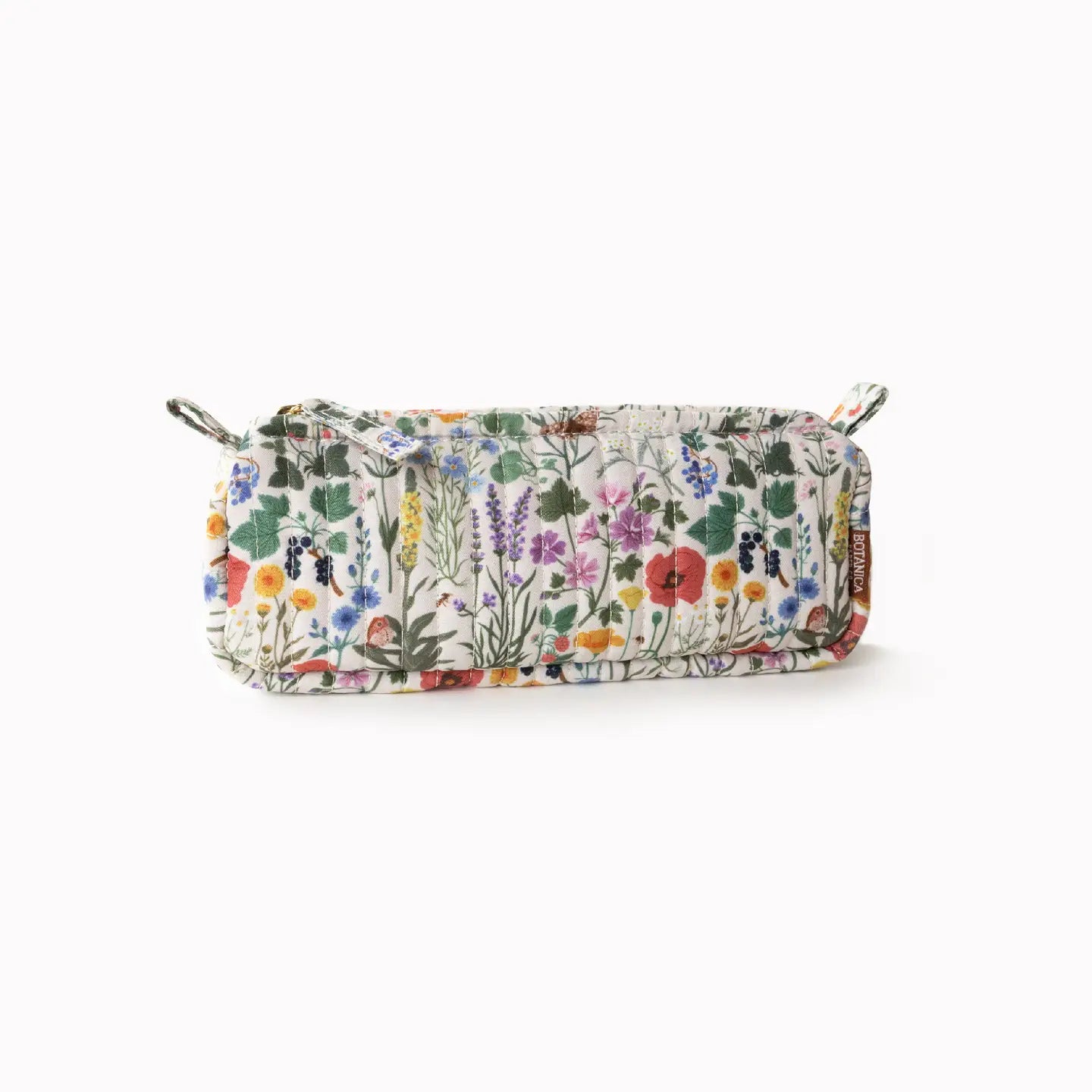 Botanist Cotton Quilted Pencil Pouch