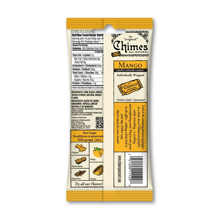 Chimes Ginger Chew Candy