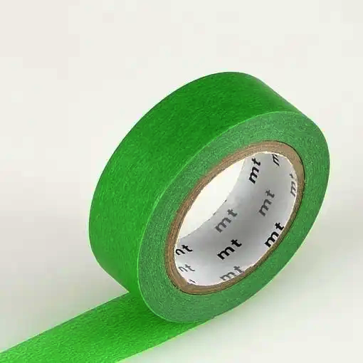 Matte Kelly Green Washi Tape