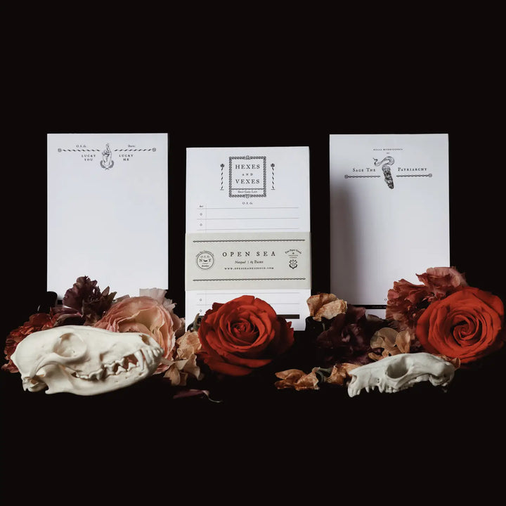 Rose Hand Notepad