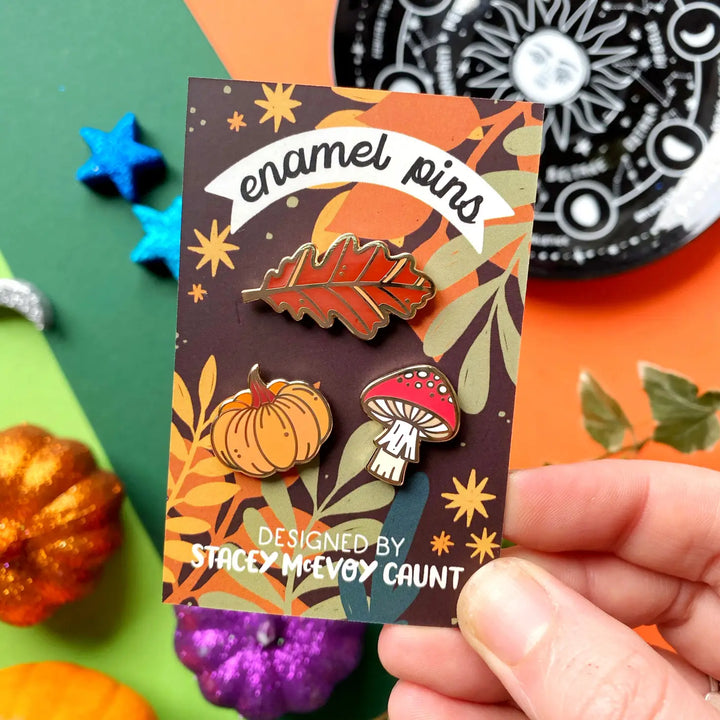 Autumnal Emblems Pin Set