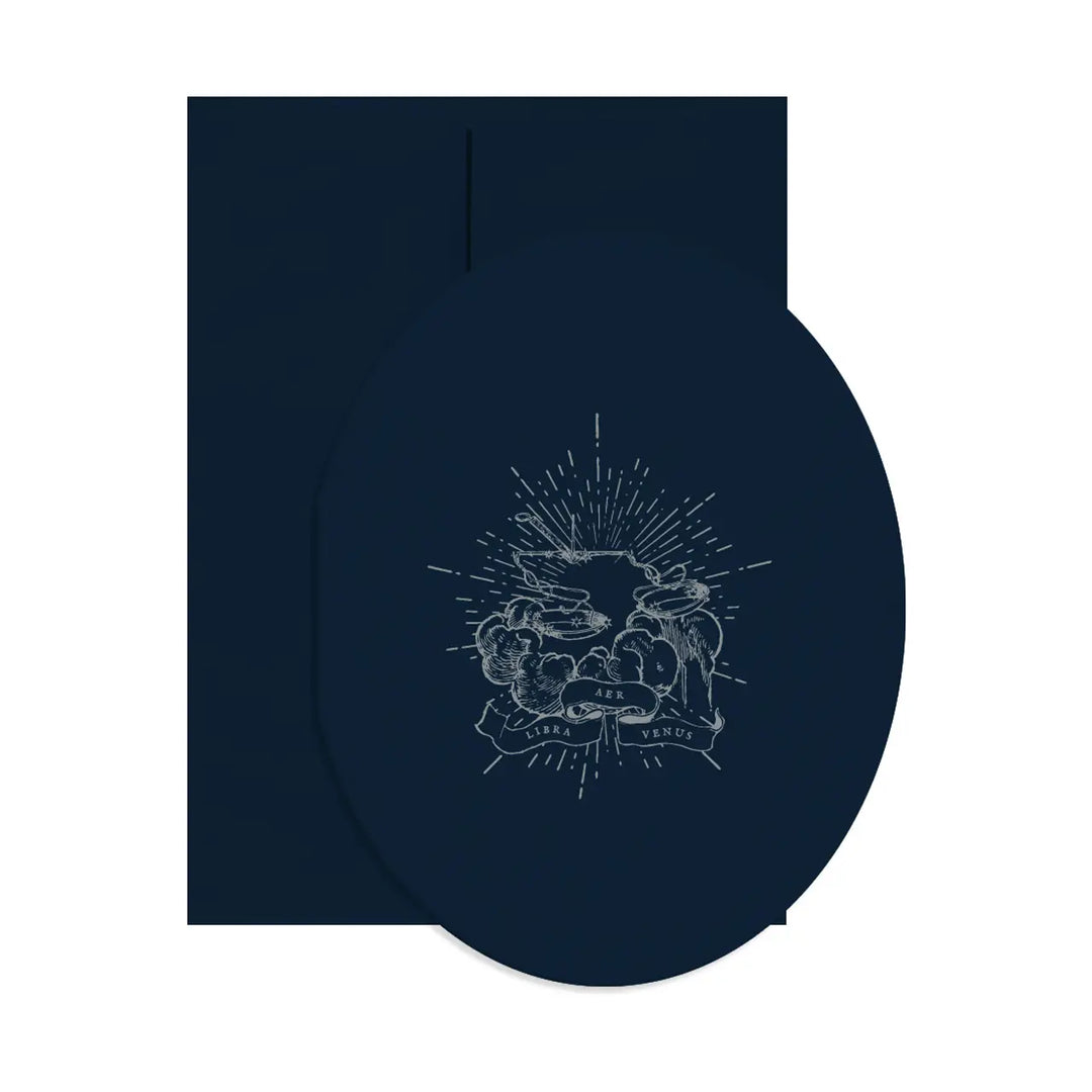 Libra Oval Card