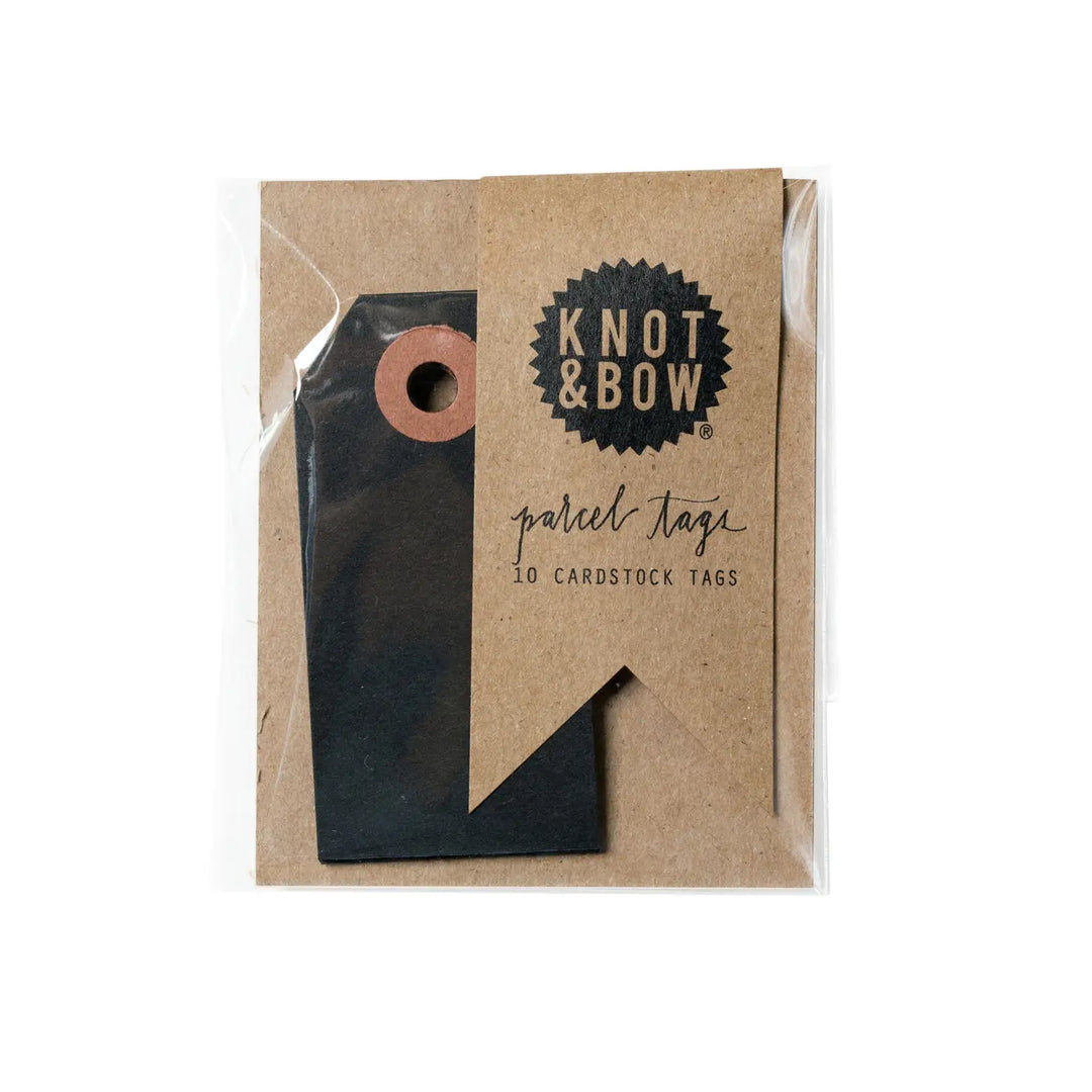 Mini Parcel Tags - Black