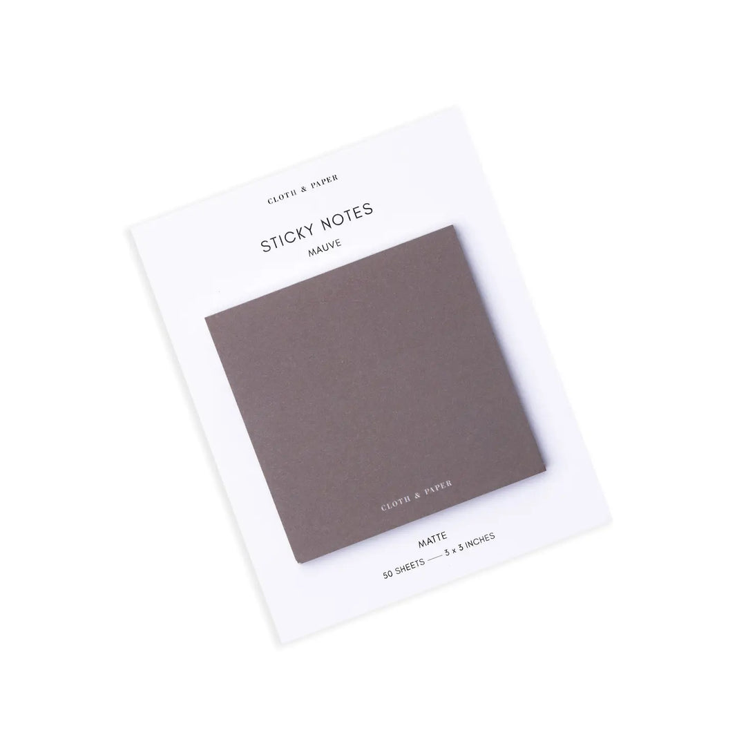 Note Neutrality Sticky Notes - Mauve