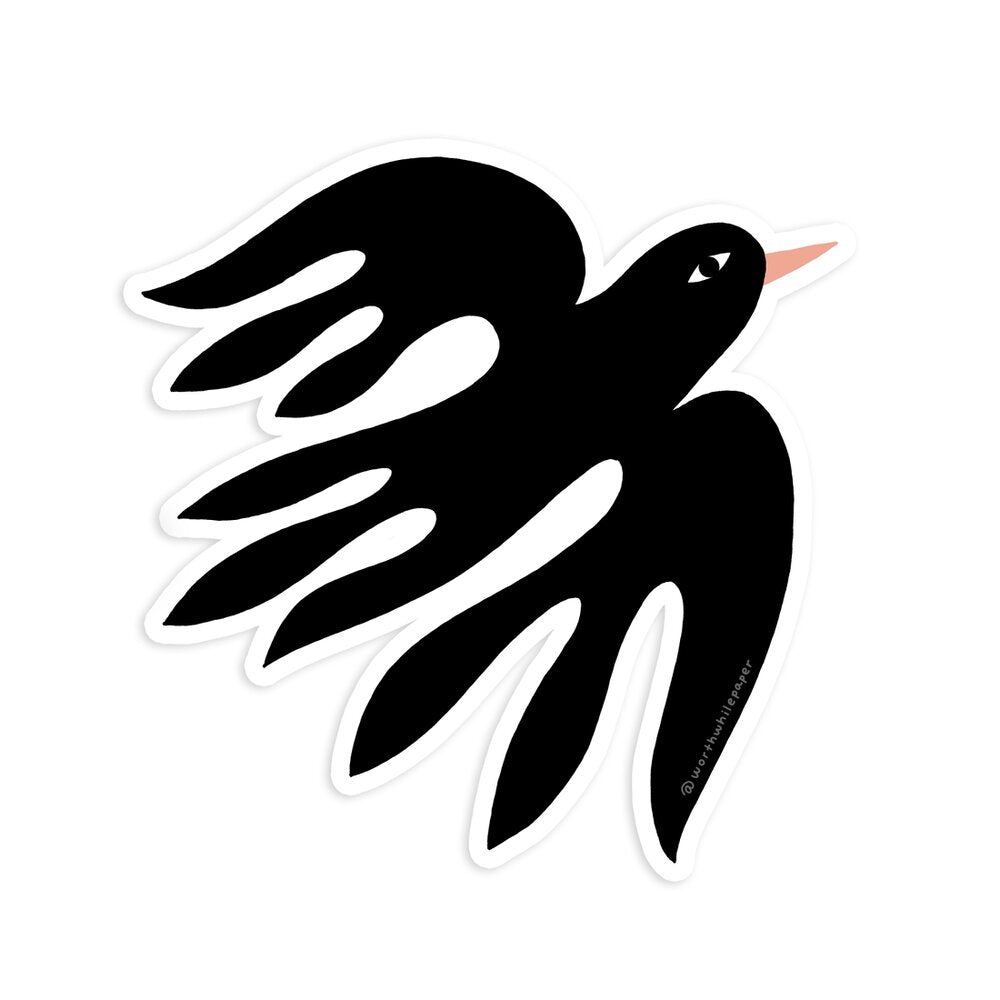 Black Bird Sticker