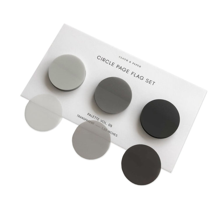 Circle Page Flags - Vol. 05 Cortado + Au Lait + Angora