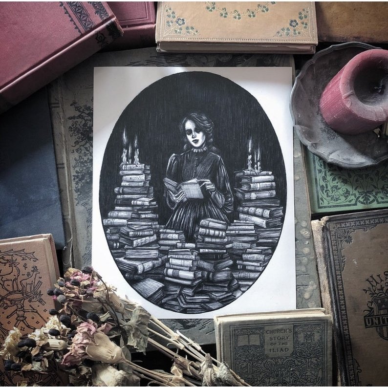 Death by Literature Print