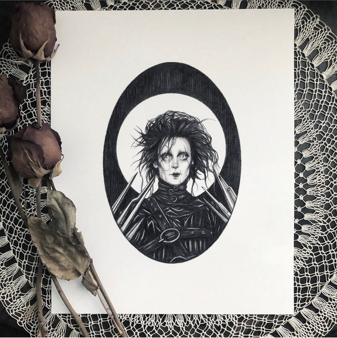 Edward Scissorhands Print