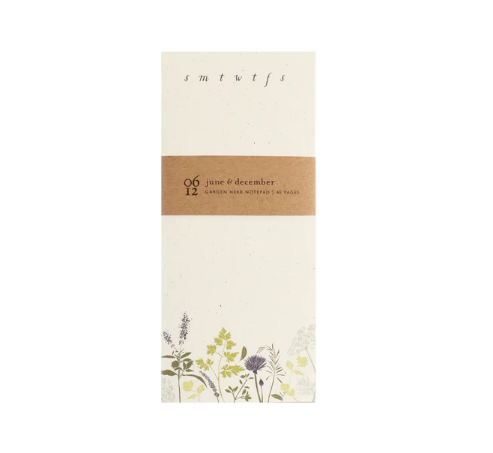 Garden Herb Task Pad: Daily To Do