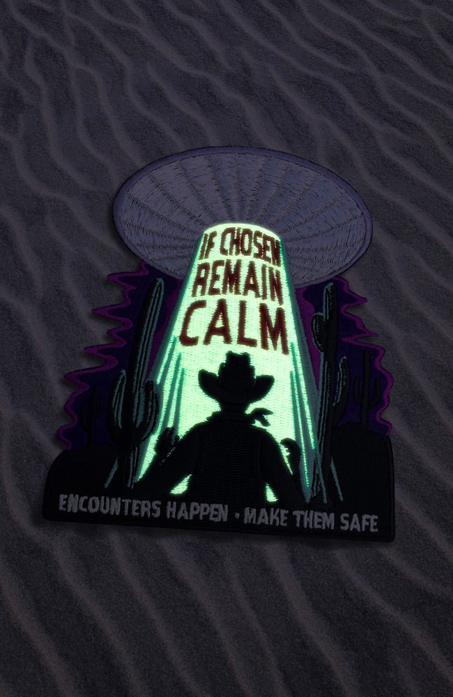 If Chosen UFO Patch - GLOW-in-the-dark