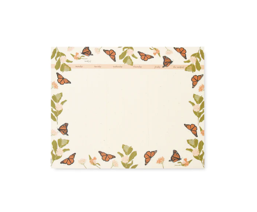Monarch Weekly Planner Pad