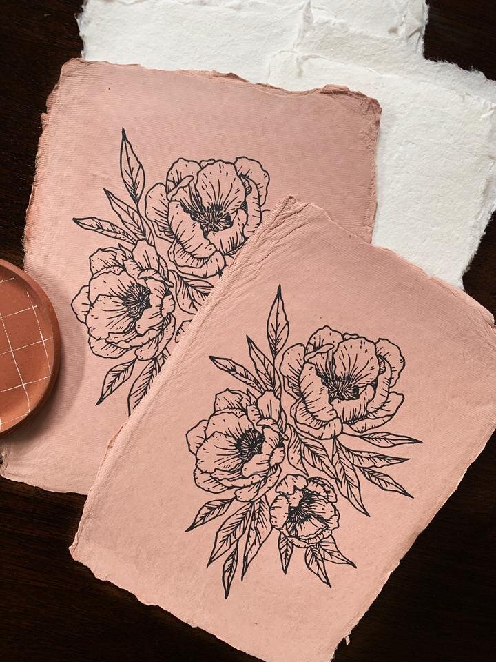 Peonies Print