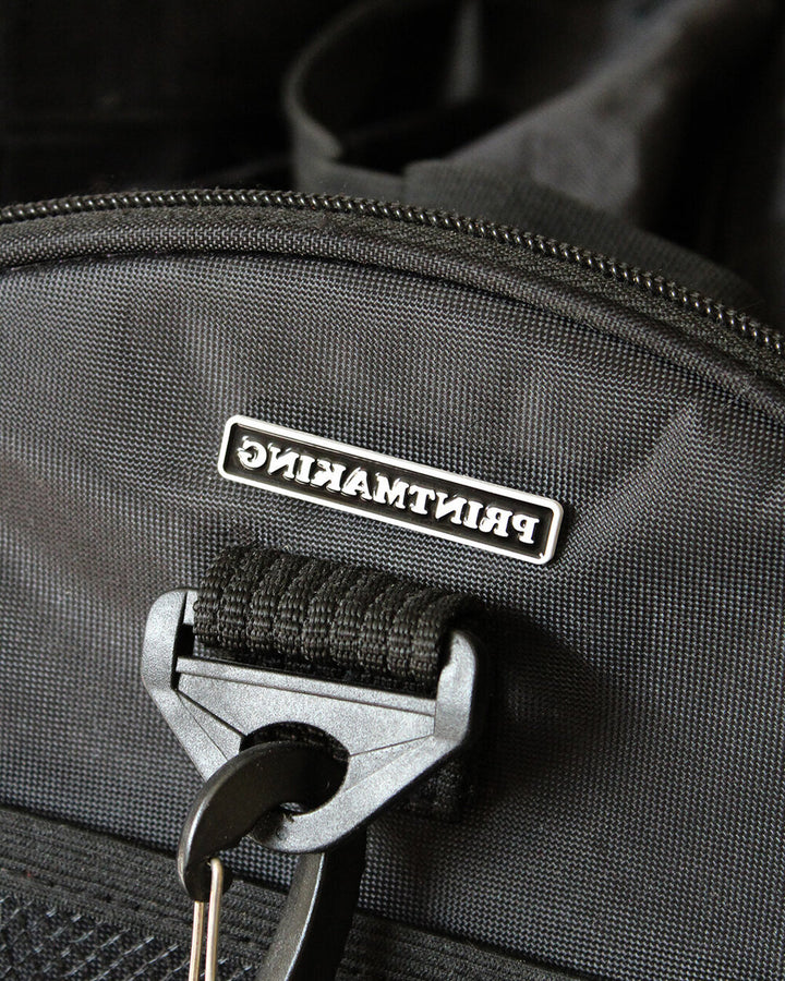 Simplistic, clever, badass… this printmaking pin will show off your art style to those who get it.  P.S. What’s your favorite type of printmaking?  Details: .3" x 1.9” Enamel Pin Metal Locking Clasps  By Pin Museum