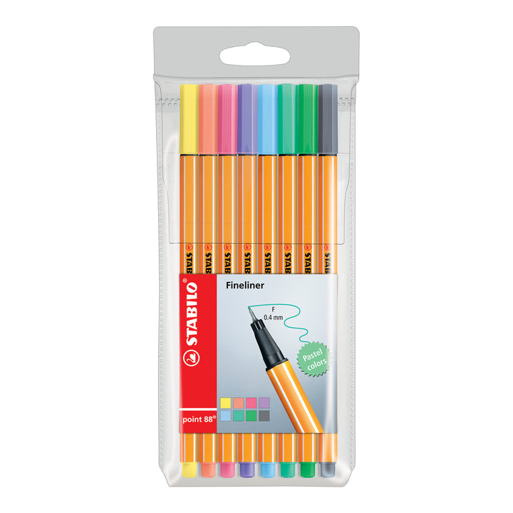 Pastel Stabilo .88 Pen Set (8 Pack)