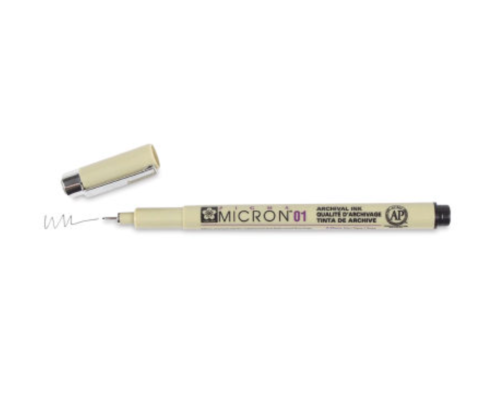 Micron Pen - Black 01