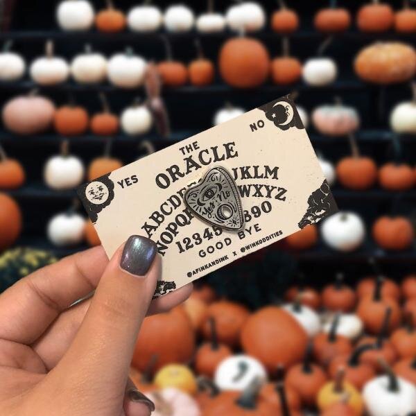 Silver Planchette Pin