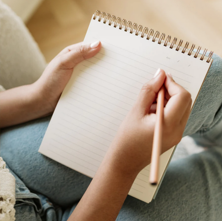 Top Spiral Notebook - Chalk White