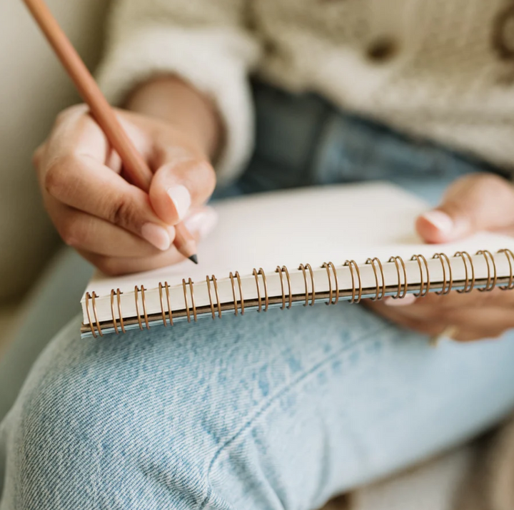 Top Spiral Notebook - Chalk White
