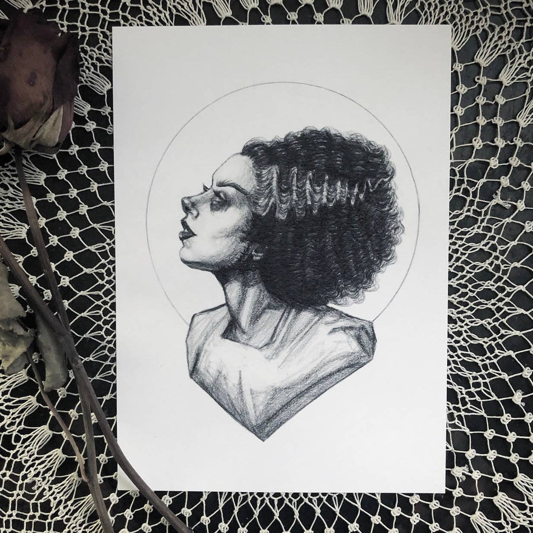 The Bride of Frankenstein Print