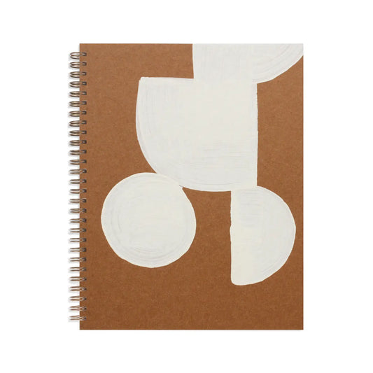 Hand-Painted Workbook - Medium Lined Kraft