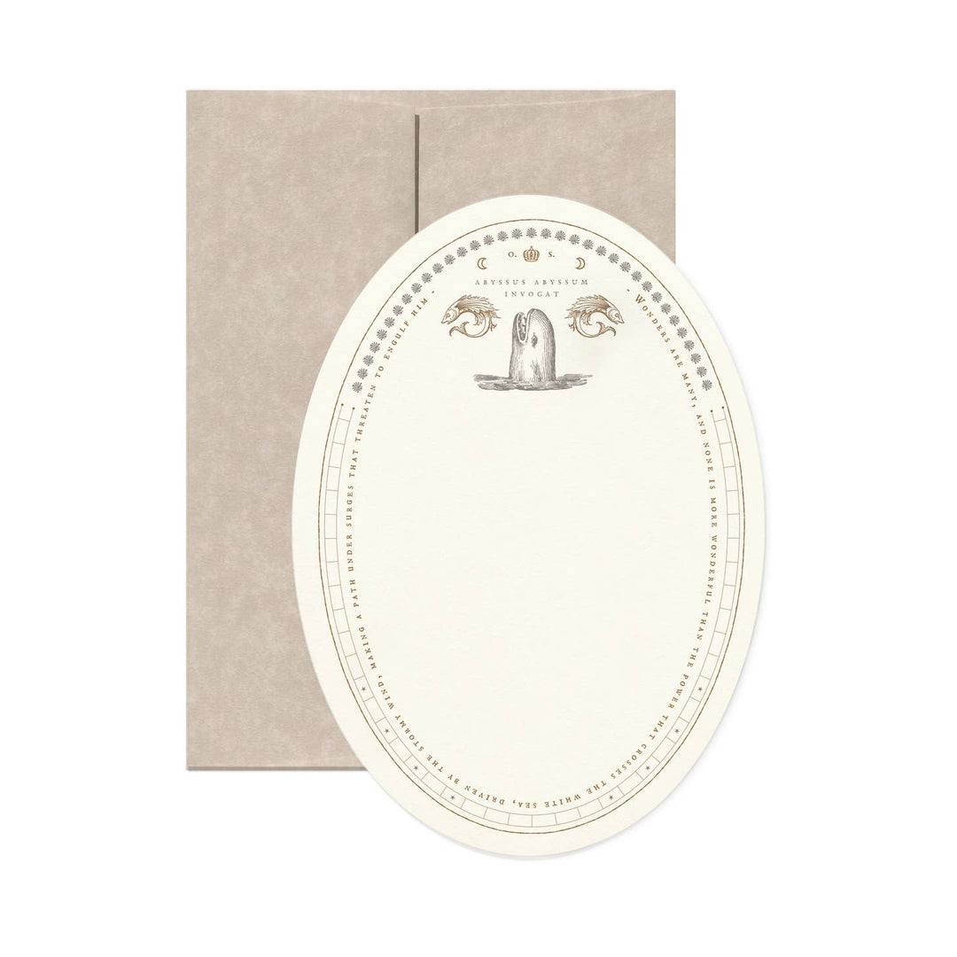 Abyssus Abyssum - The Deep Calls the Deep Oval Card