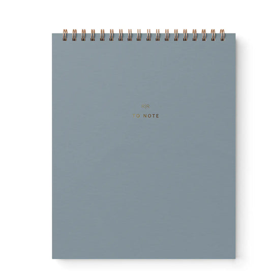 Top Spiral Notebook - Steel Blue