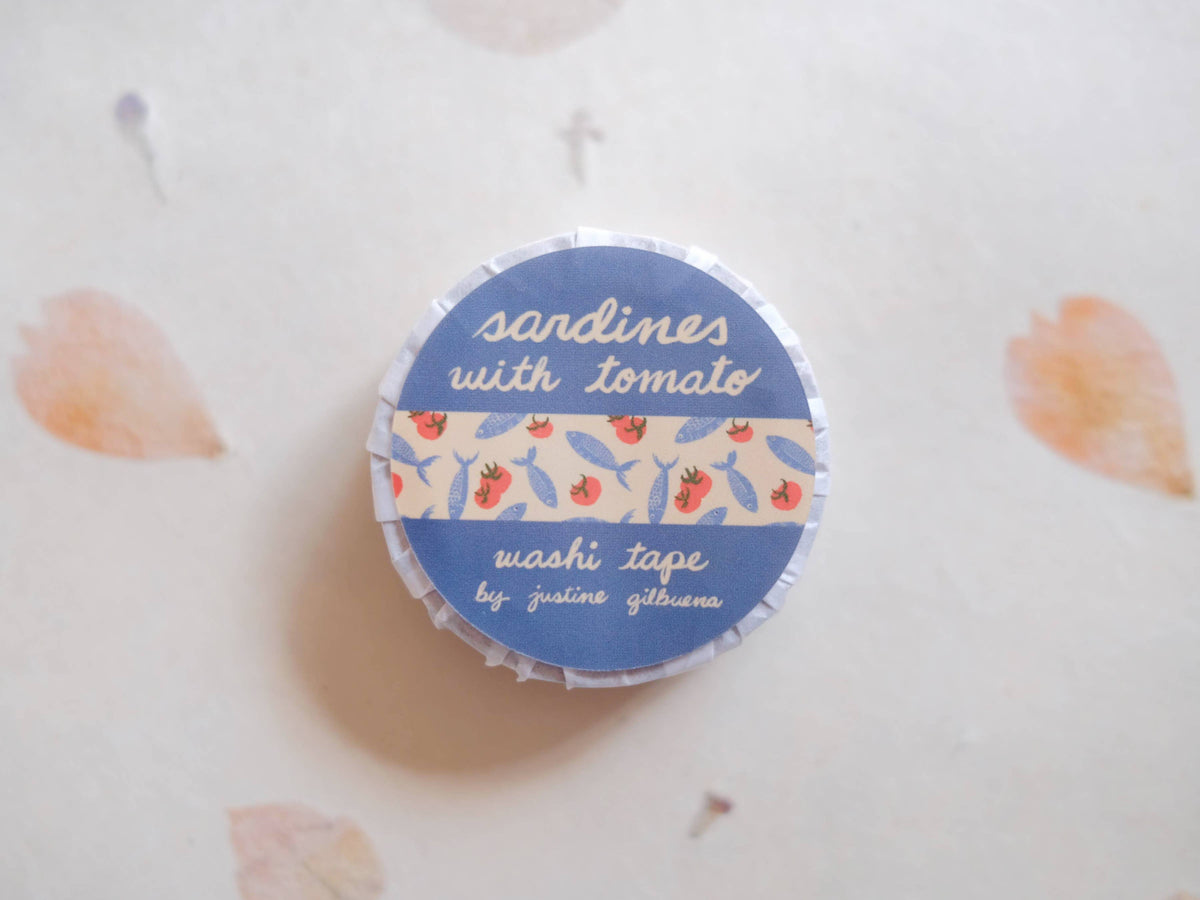 Sardines with Tomato Washi Tape