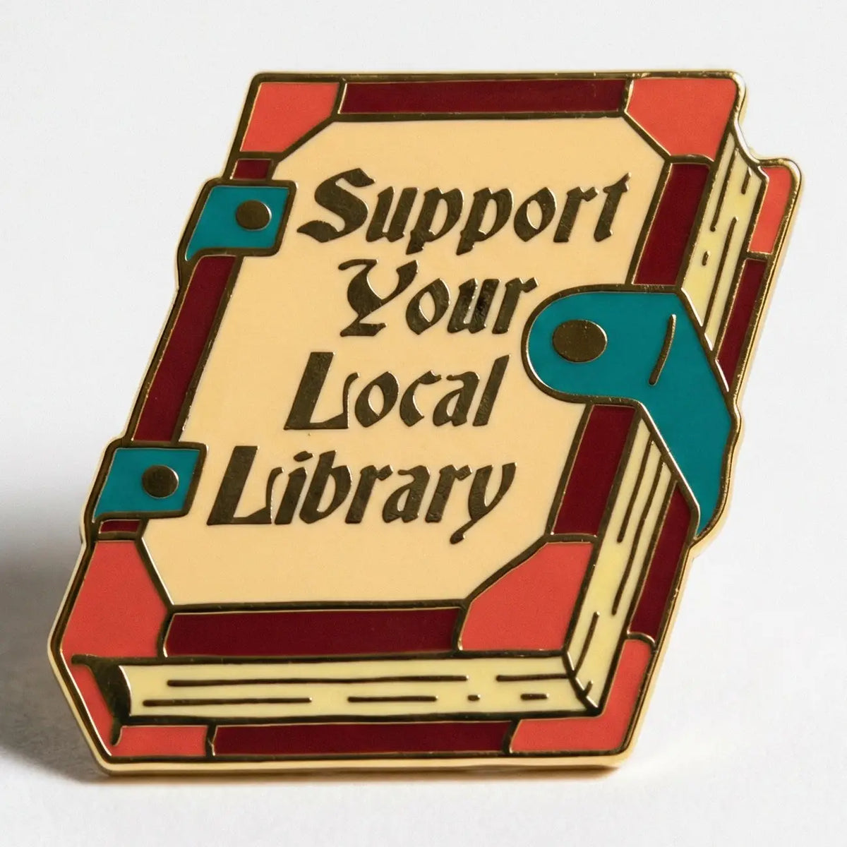 Support Your Library Pin