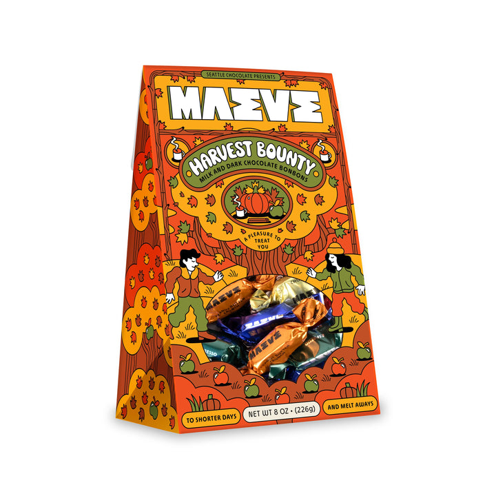 Harvest Bounty Chocolate Bonbon Orange Gift Box