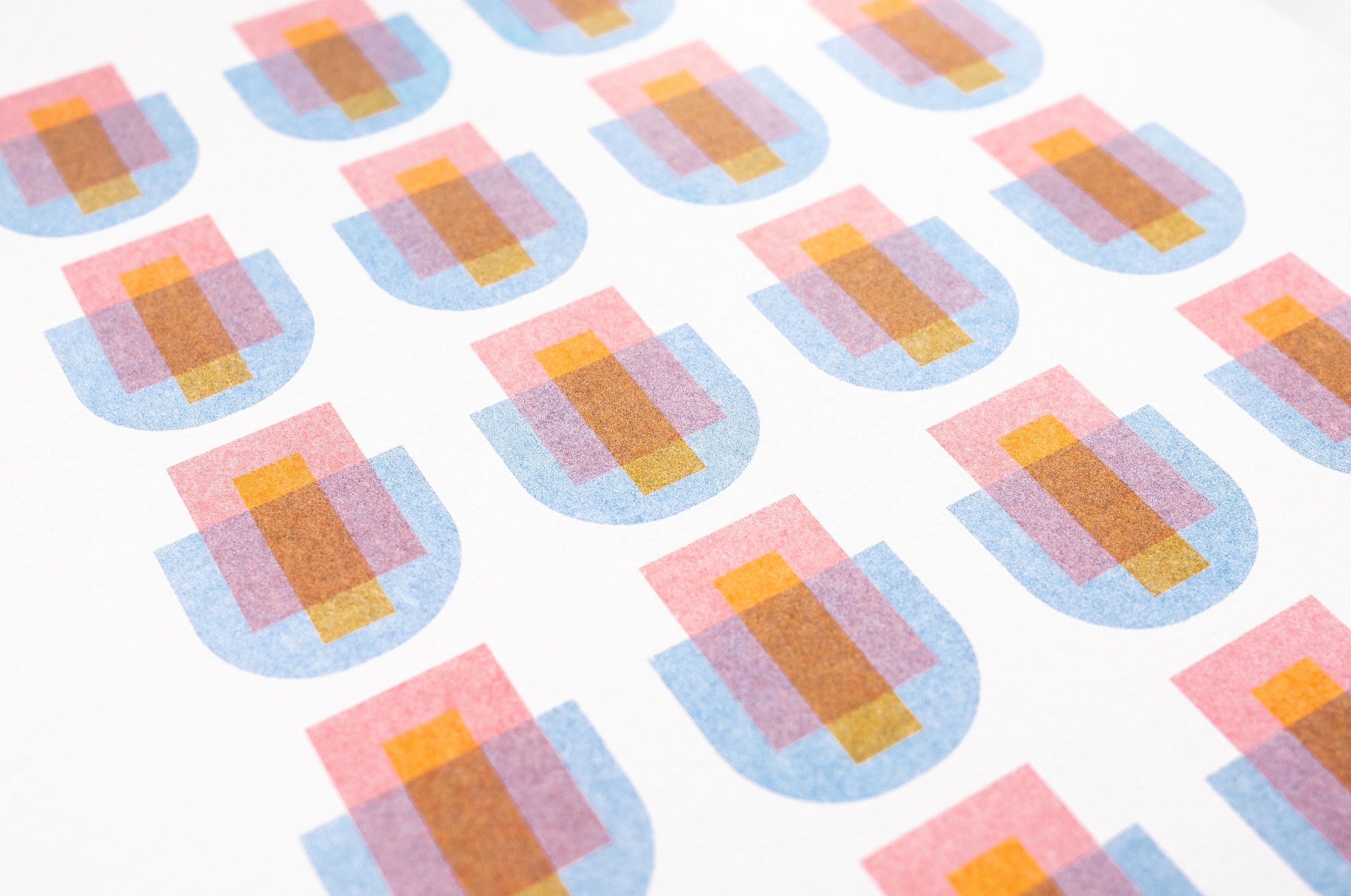 Tranquil - 11x14 Risograph Art Print