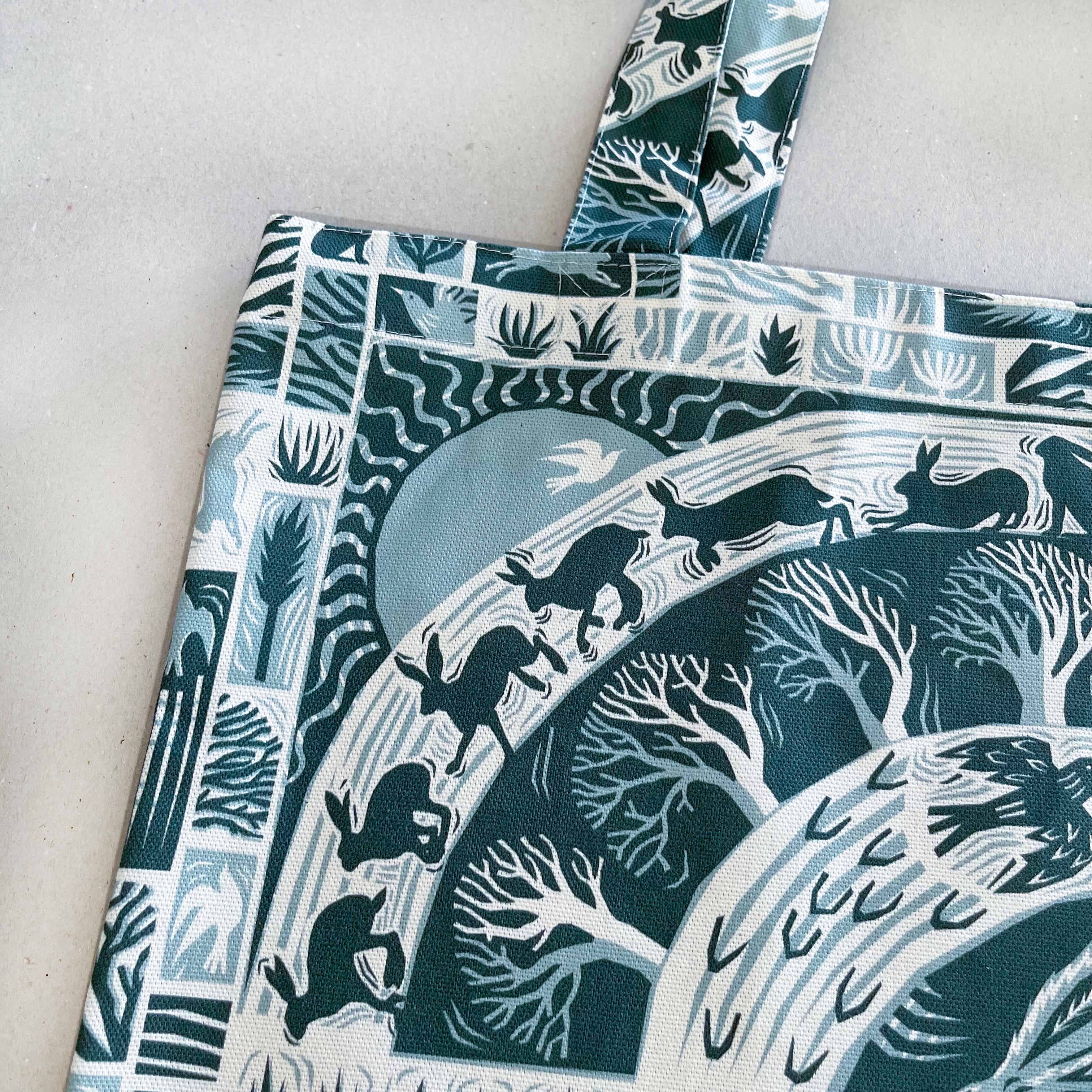 Folded Forest - Field's Edge Tote Bag