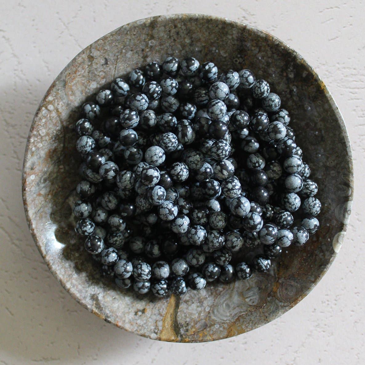 Snowflake Obsidian - Crystal Bracelet