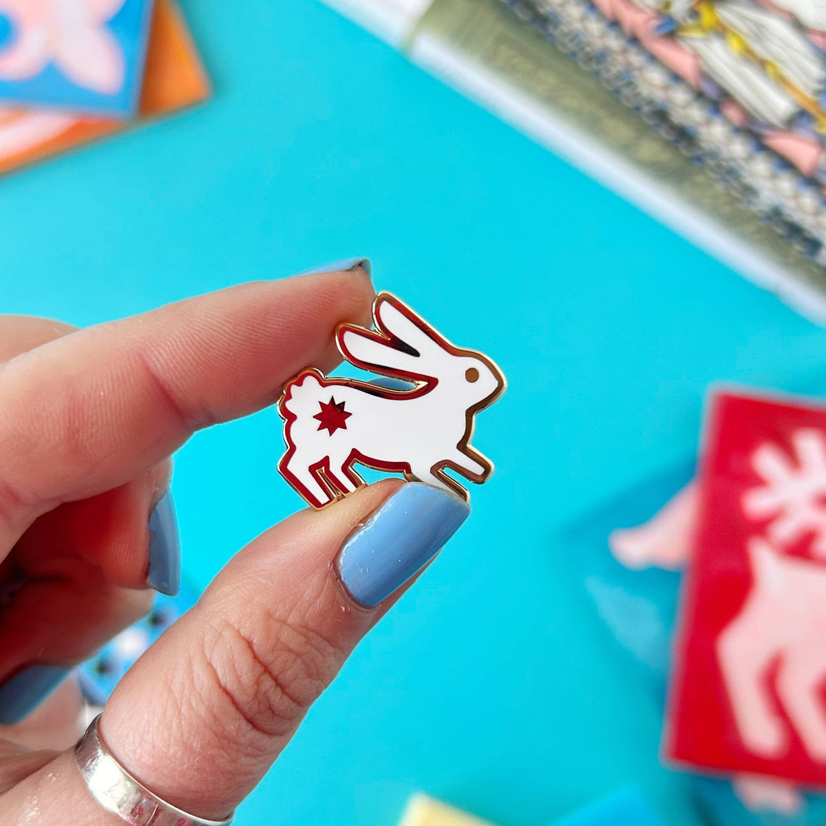 Medieval Bunny Pin